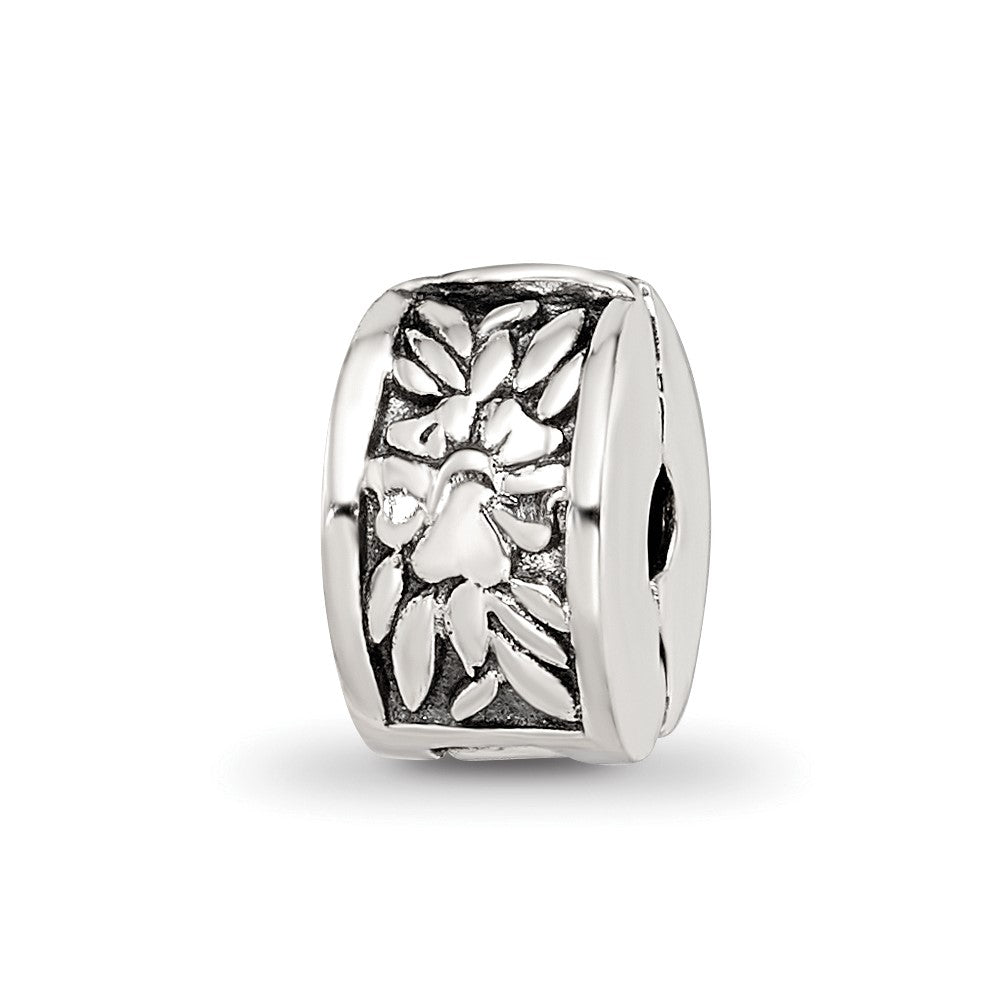 Sterlingsilber Kinder Kollektion Reflections Blumen Muster Klammer Perle