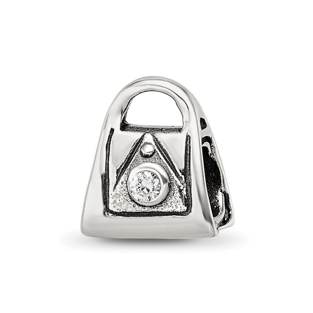 Sterlingsilber Reflections Kinder Zirkonia Handbag Perle