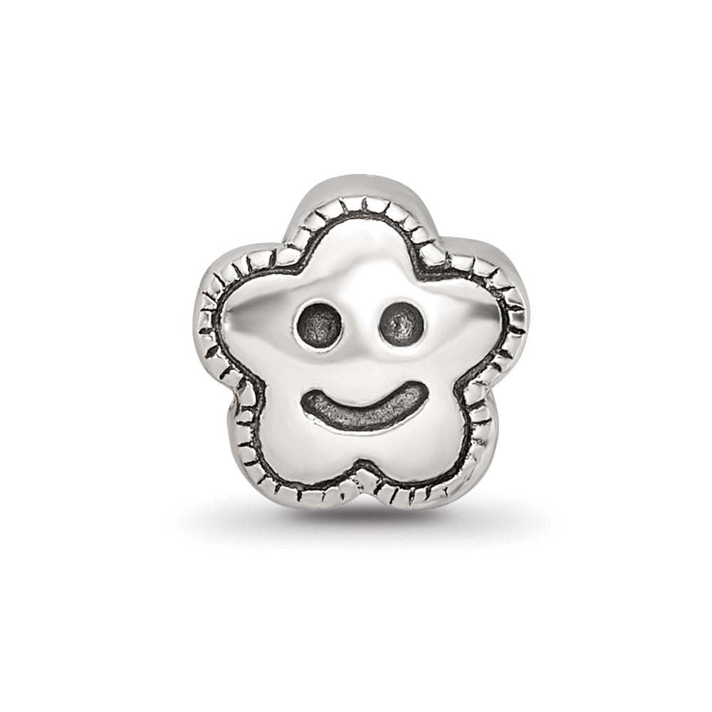 Sterlingsilber Reflections Kinder Smiley Blume Perle