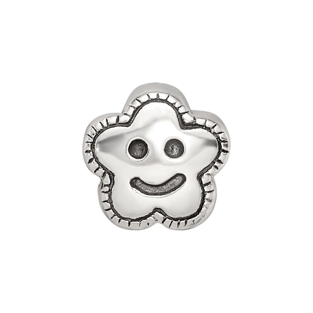 Sterlingsilber Reflections Kinder Smiley Blume Perle