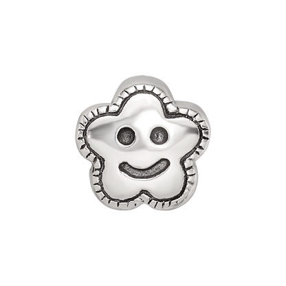 Sterlingsilber Reflections Kinder Smiley Blume Perle