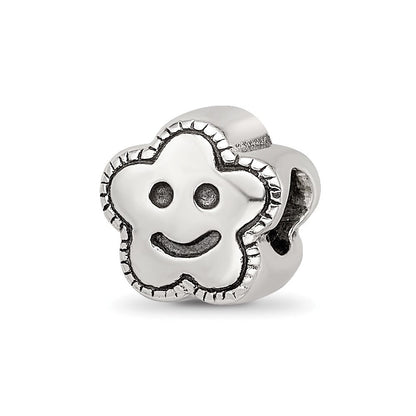 Sterlingsilber Reflections Kinder Smiley Blume Perle