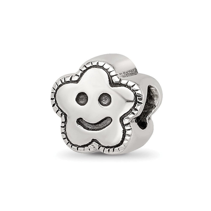 Sterlingsilber Reflections Kinder Smiley Blume Perle