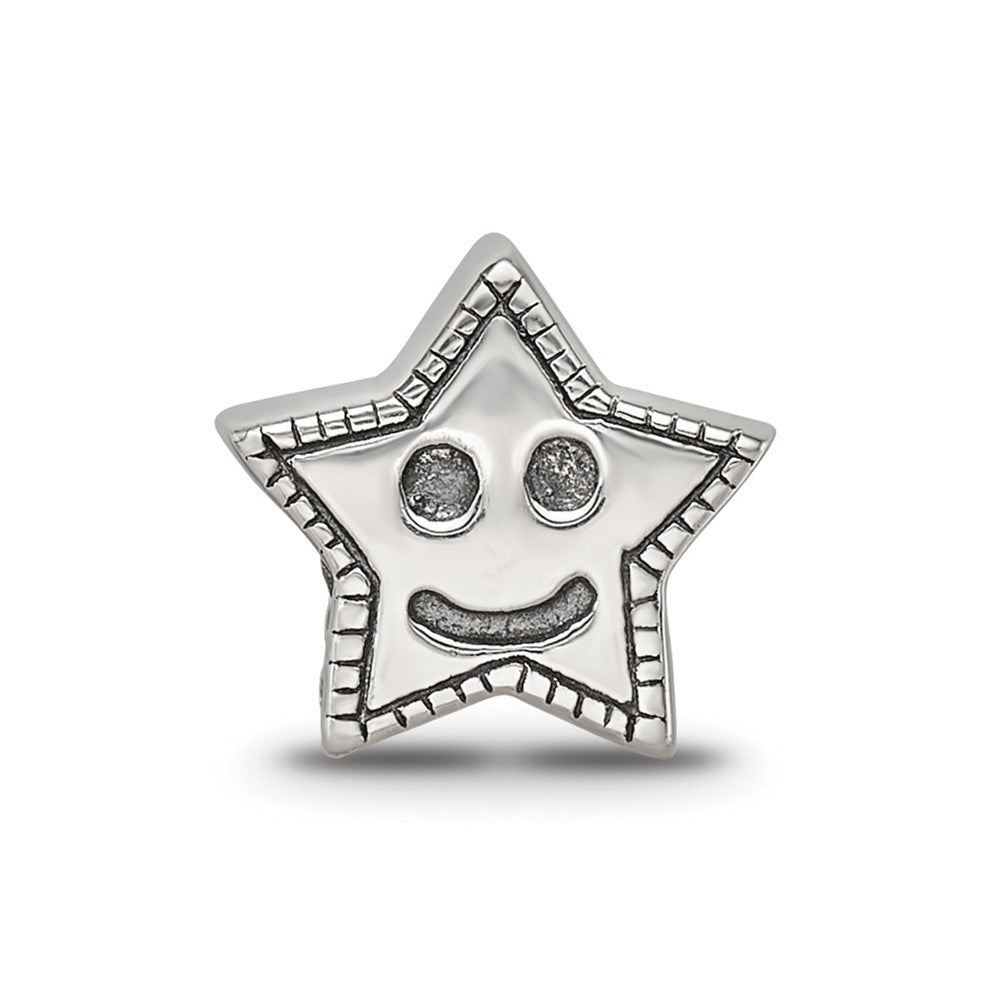 Sterlingsilber Reflections Kinder Smiley Stern Perle