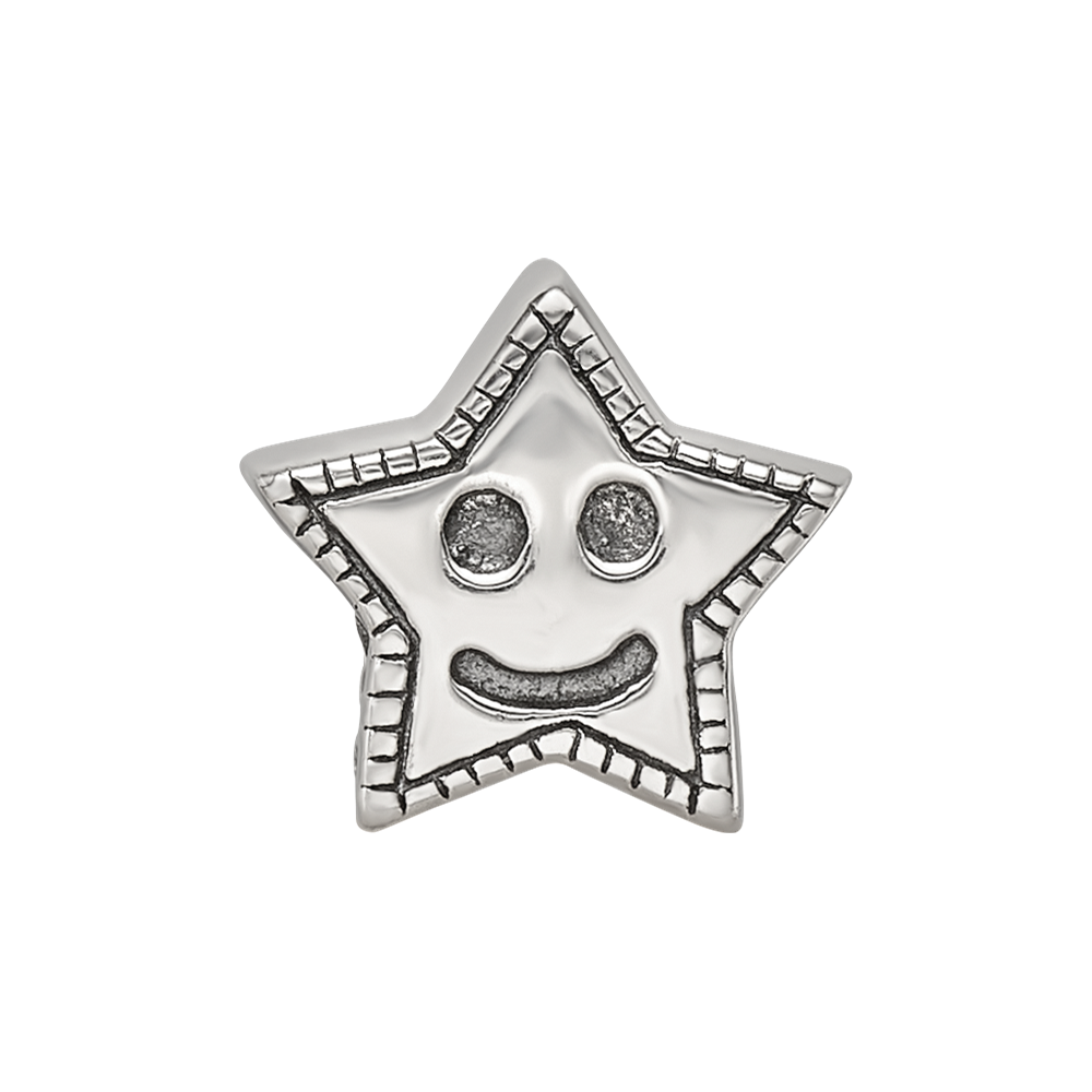 Sterlingsilber Reflections Kinder Smiley Stern Perle
