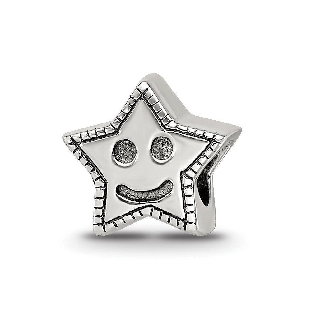 Sterlingsilber Reflections Kinder Smiley Stern Perle