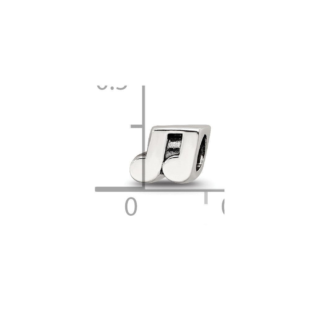 Sterlingsilber Reflections Kinder Musik Notes Perle