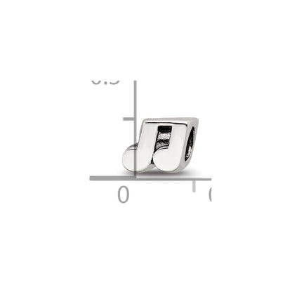 Sterlingsilber Reflections Kinder Musik Notes Perle
