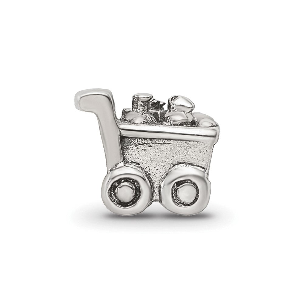 Sterlingsilber Reflections Kinder Shopping Cart Perle
