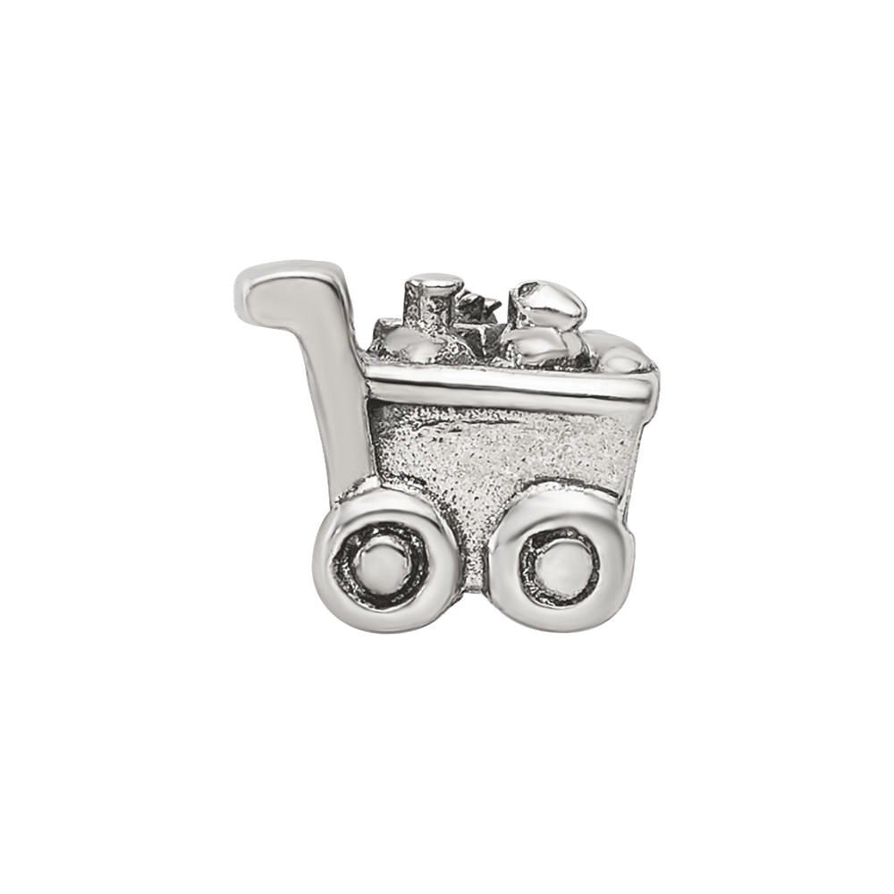 Sterlingsilber Reflections Kinder Shopping Cart Perle