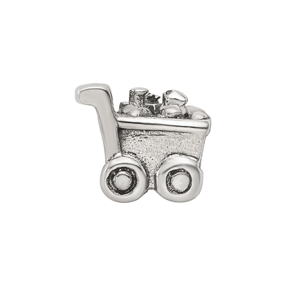 Sterlingsilber Reflections Kinder Shopping Cart Perle