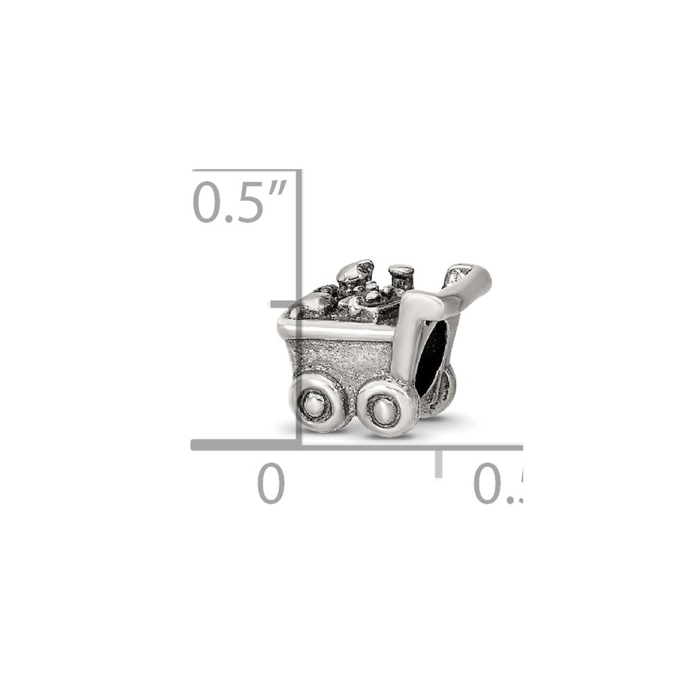 Sterlingsilber Reflections Kinder Shopping Cart Perle