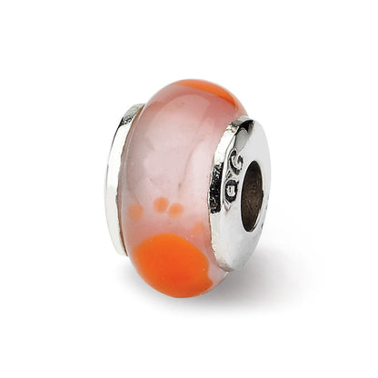 Sterlingsilber Reflections Kinder Orange Foot Mur.glass Perle
