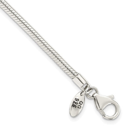 Sterlingsilber Reflections Karabinerverschluss Perle Kette Fußkettchen