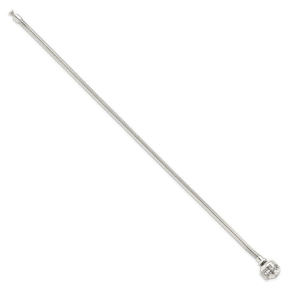 Sterlingsilber Reflections Klappbar Verschluss Perle Armband
