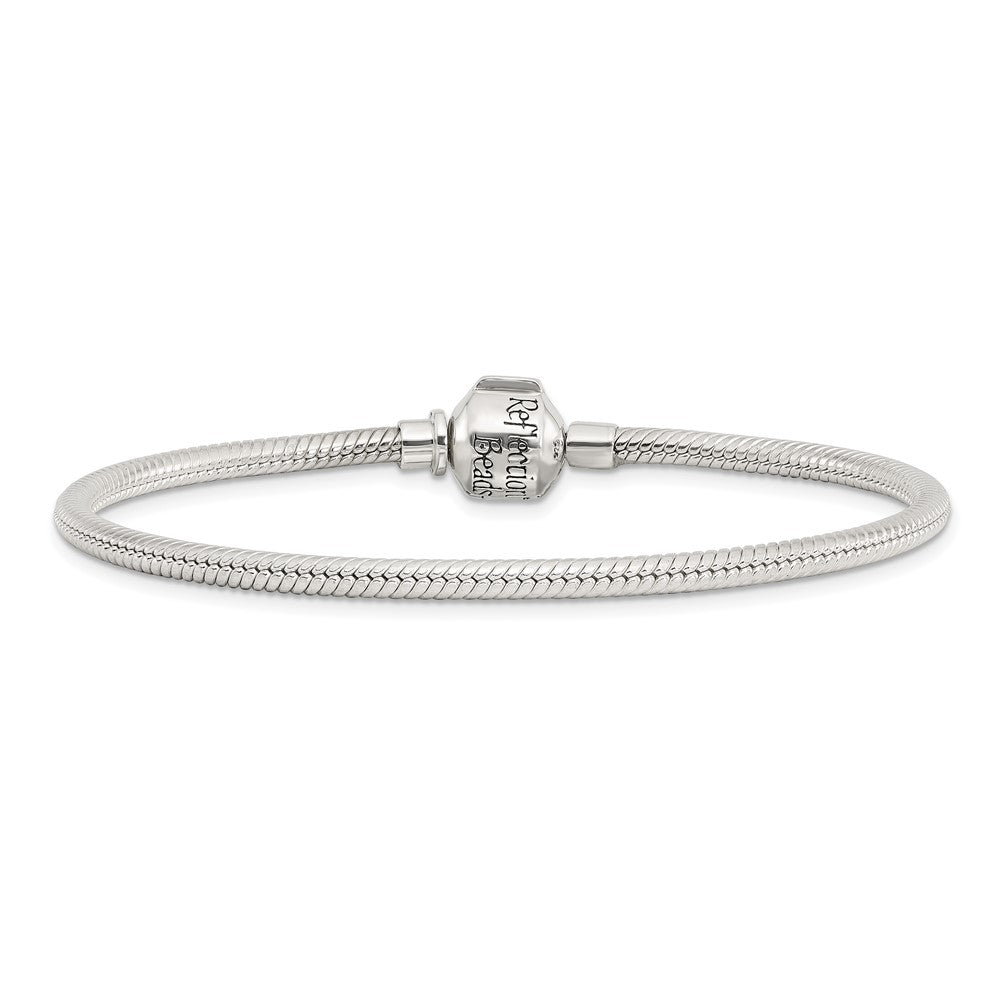 Sterlingsilber Reflections Klappbar Verschluss Perle Armband