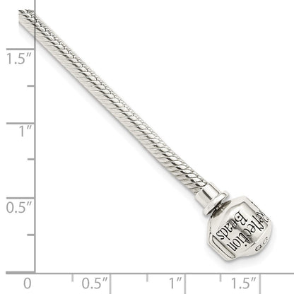 Sterlingsilber Reflections Klappbar Verschluss Perle Armband