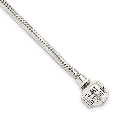 Sterlingsilber Reflections Klappbar Verschluss Perle Armband