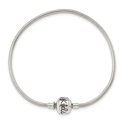 4.75 Zoll Kinder Kollektion Sterlingsilber Armband For Reflection Perlen