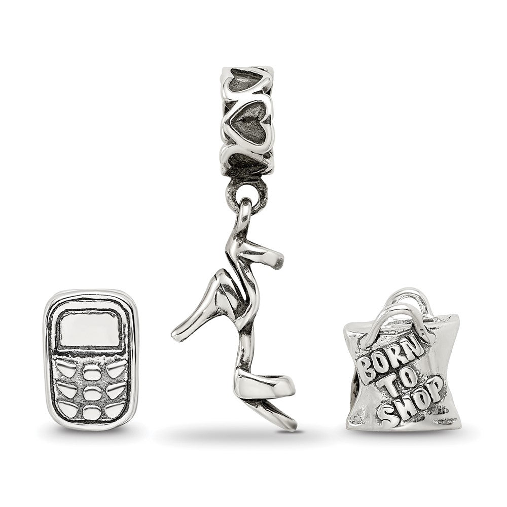 Sterlingsilber Reflections Stylish Mädchen Boxed Perle Set