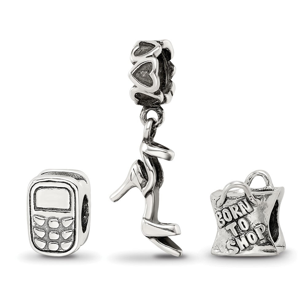 Sterlingsilber Reflections Stylish Mädchen Boxed Perle Set