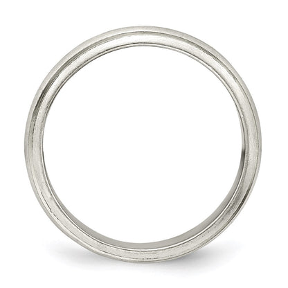 Sterlingsilber 4mm Satiniert Finish Ring