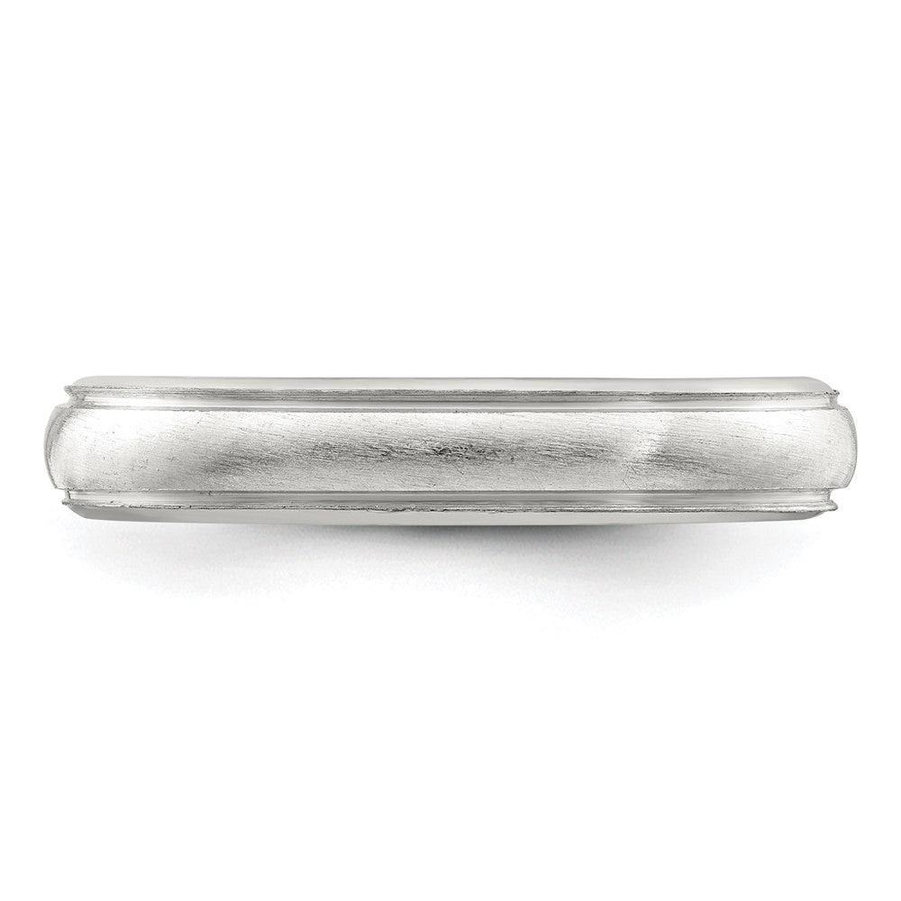 Sterlingsilber 4mm Satiniert Finish Ring