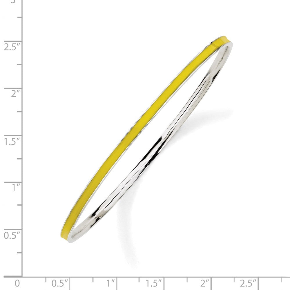 Sterlingsilber Stapelbar Expressions Gelb Emaille Armreif