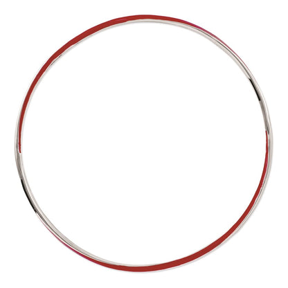 Sterlingsilber Stapelbar Expressions Gedreht Rot Emaille Armreif