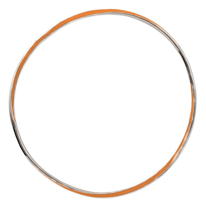 Sterlingsilber Stapelbar Expressions Gedreht Orange Emaille Armreif