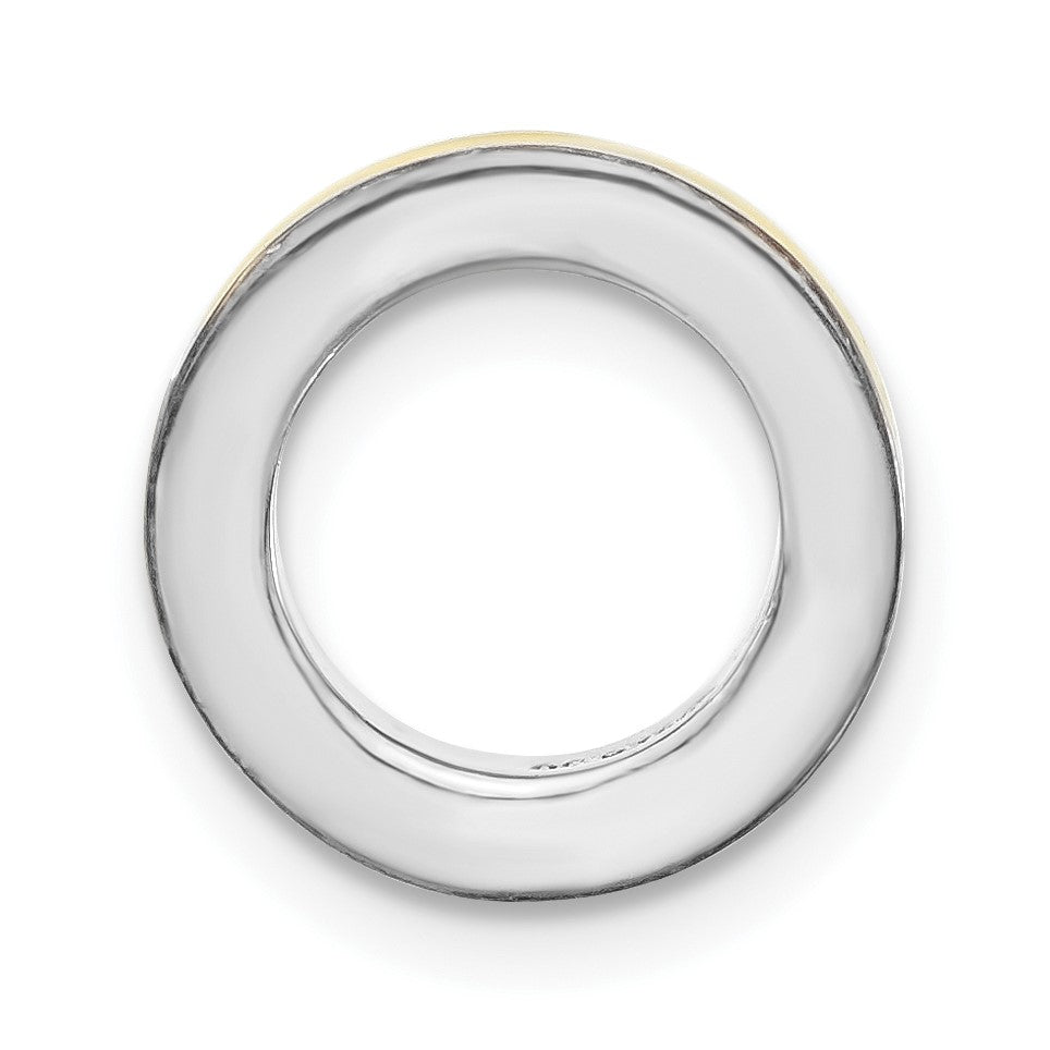Sterlingsilber Stapelbar Expressions Gelb Emaille Perle Anhänger