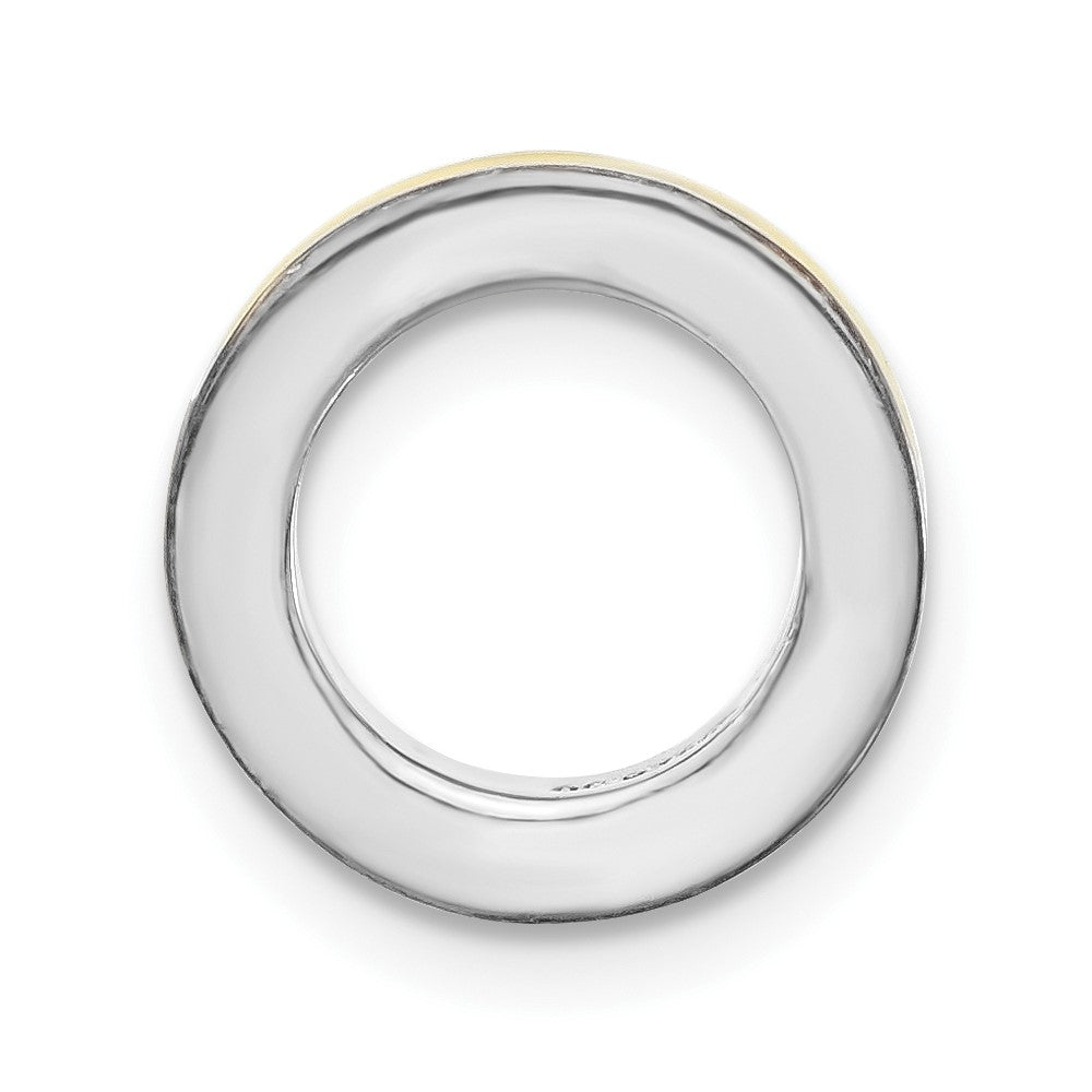 Sterlingsilber Stapelbar Expressions Gelb Emaille Perle Anhänger