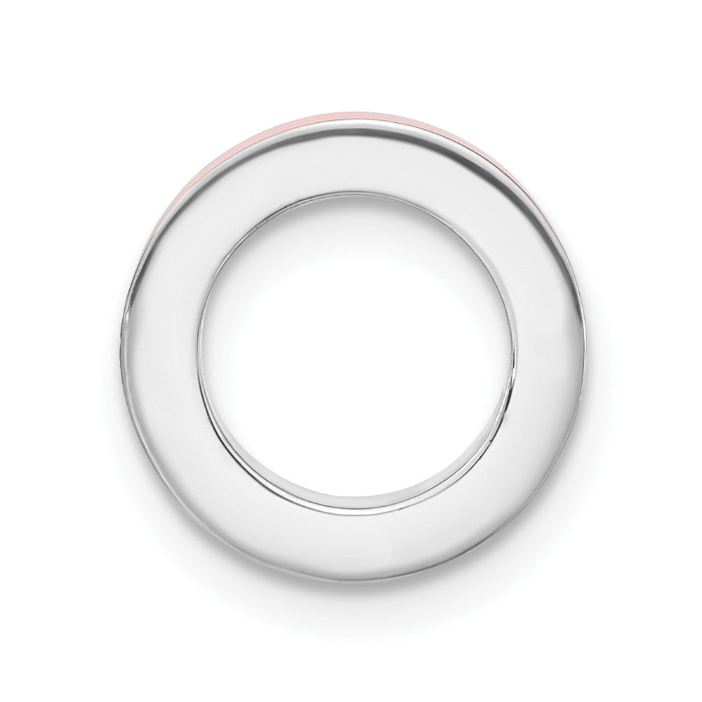 Sterlingsilber Stapelbar Expressions Rosa Emaille Perle Anhänger