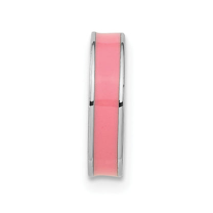 Sterlingsilber Stapelbar Expressions Rosa Emaille Perle Anhänger