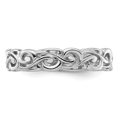 Sterlingsilber Stapelbar Expressions Poliert Ring