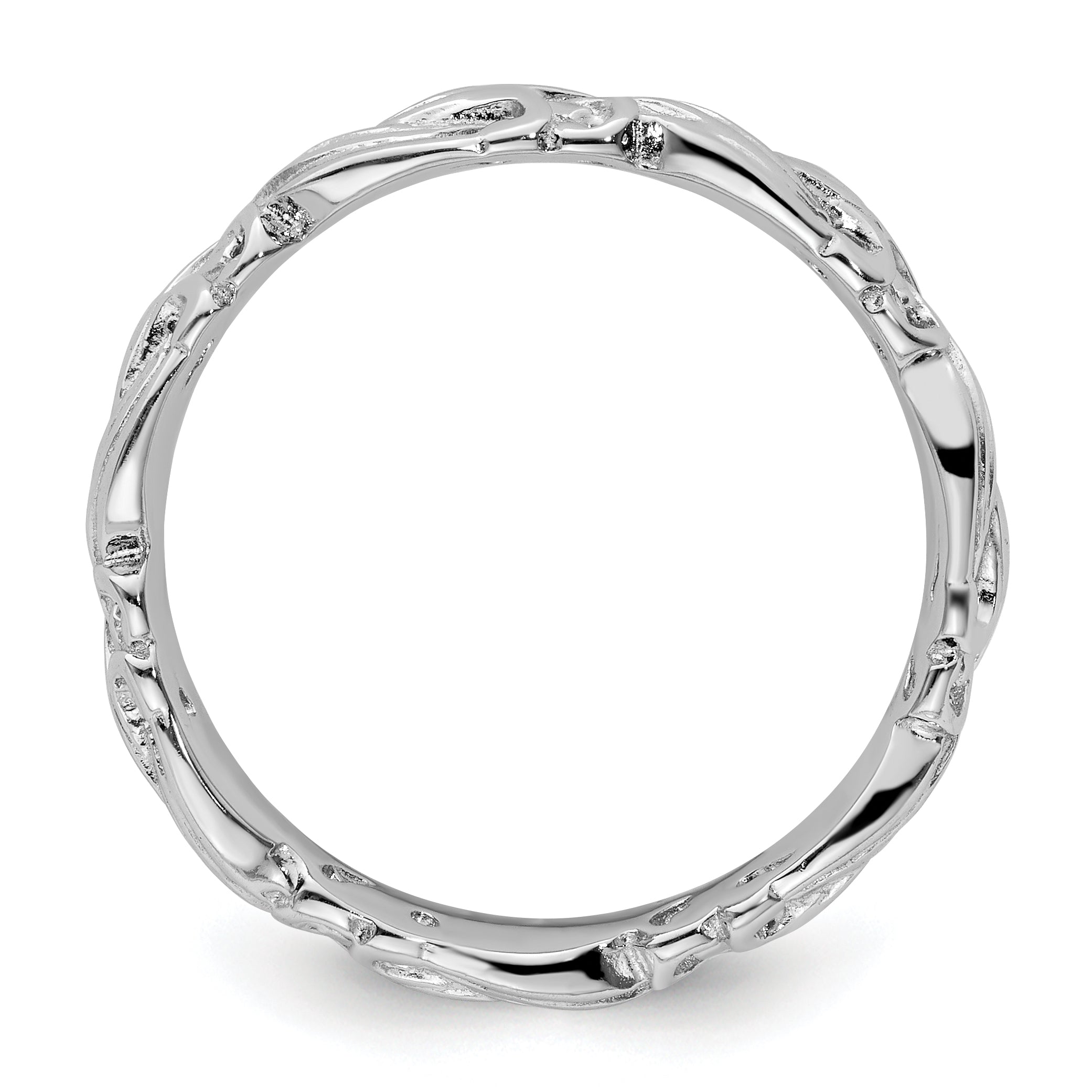Sterlingsilber Stapelbar Expressions Poliert Ring