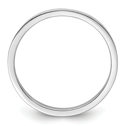 Sterlingsilber Stapelbar Expressions Weiß Emailliert 1.5mm Ring