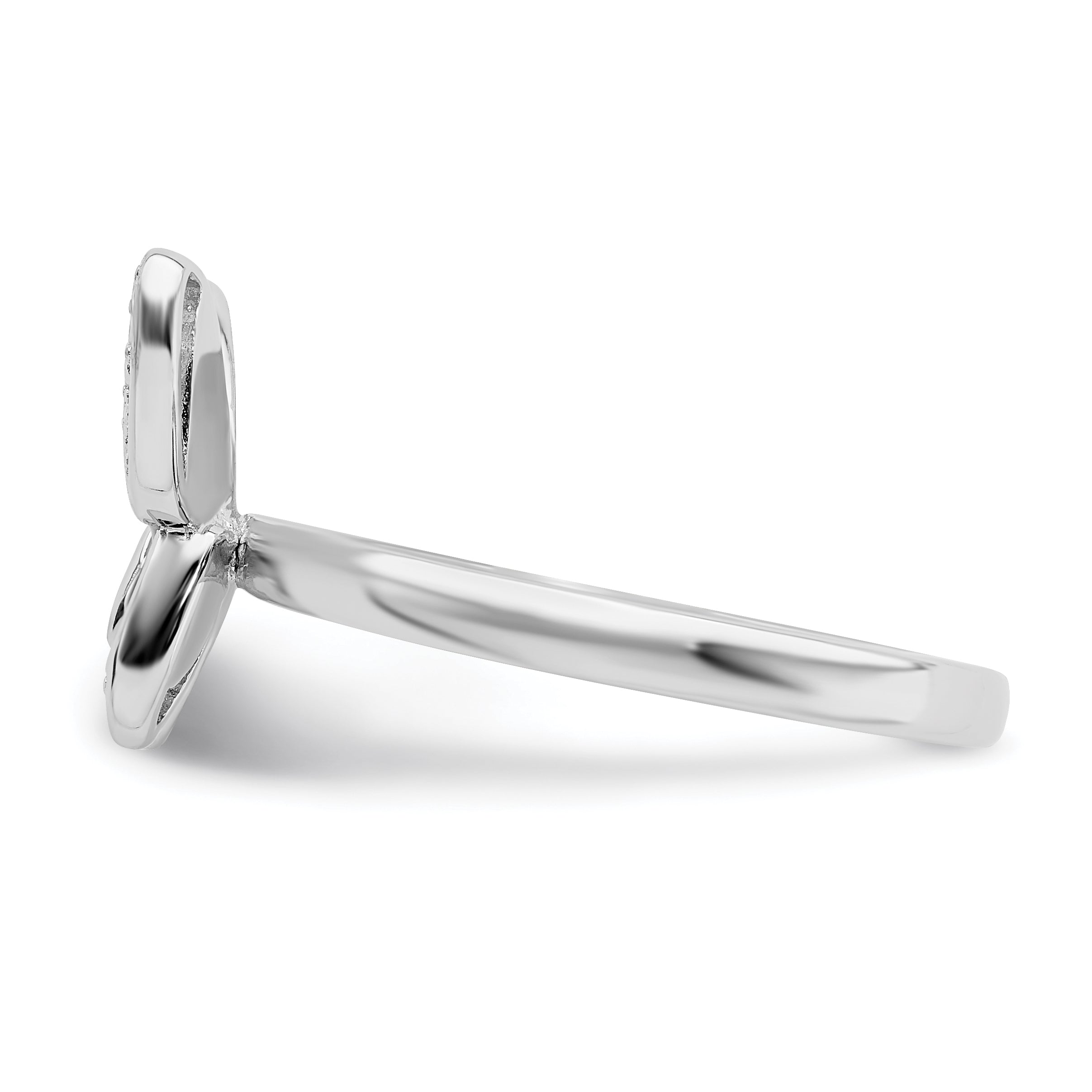 Sterlingsilber Stapelbar Expressions Rosa Emaille Schmetterling Ring