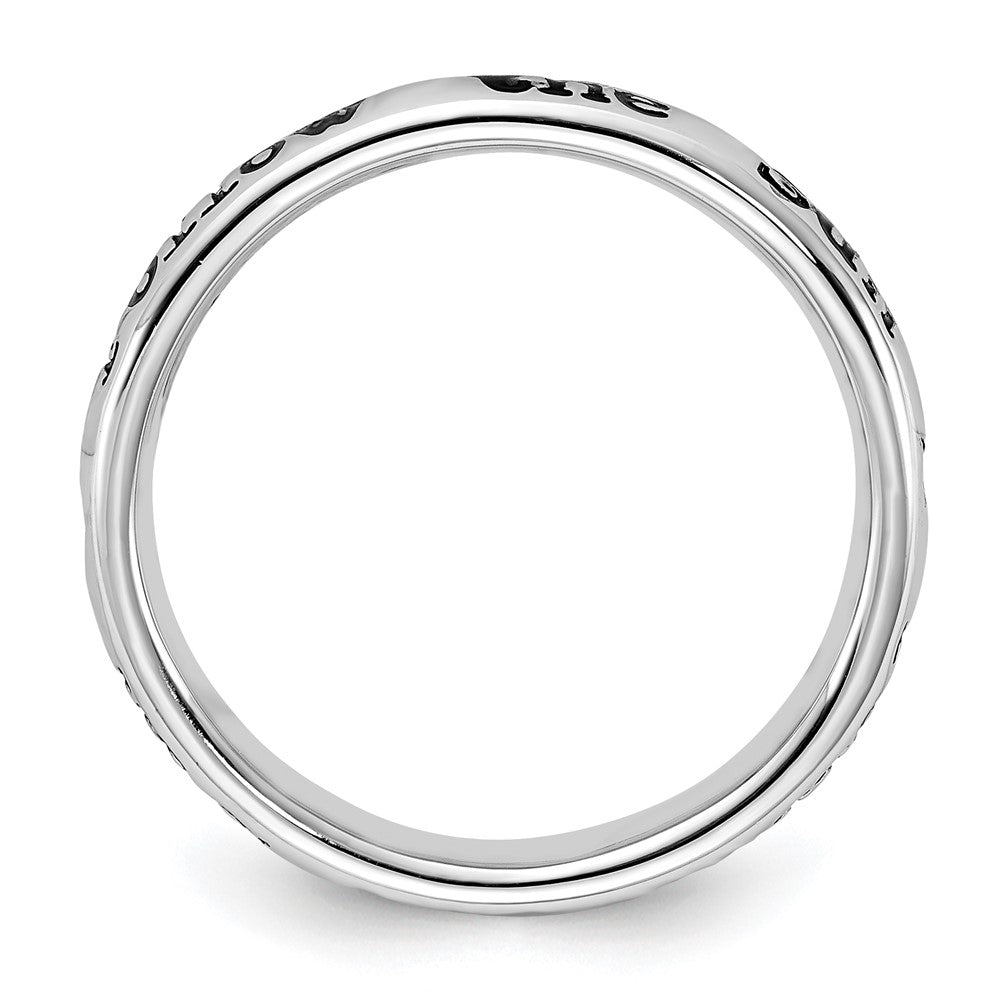 Sterlingsilber Stapelbar Expressions Emailliert Lyric Follow The Sonne Ring