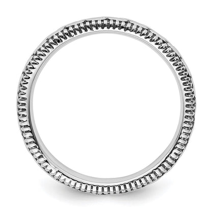 Sterlingsilber Stapelbar Expressions Antikisiert Gemustert Ring