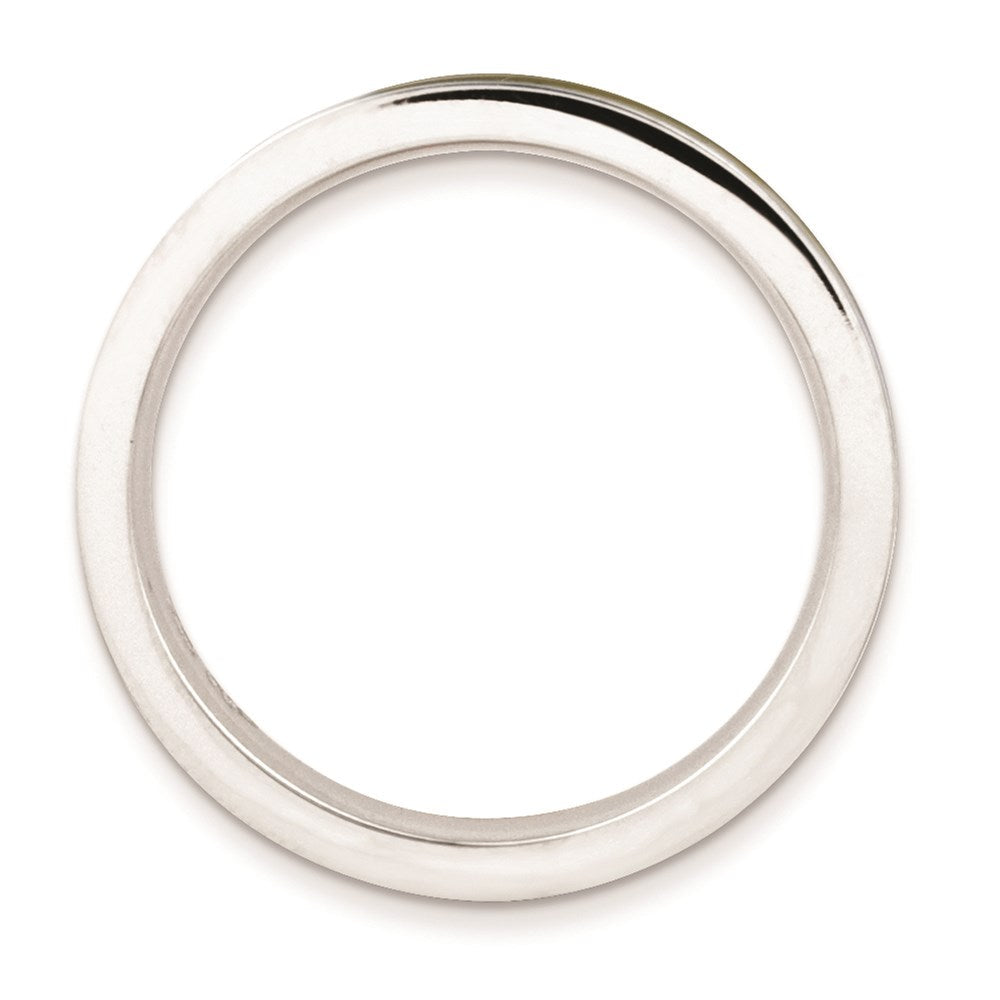 Sterlingsilber Stapelbar Expressions Braun Emailliert 3.25mm Ring