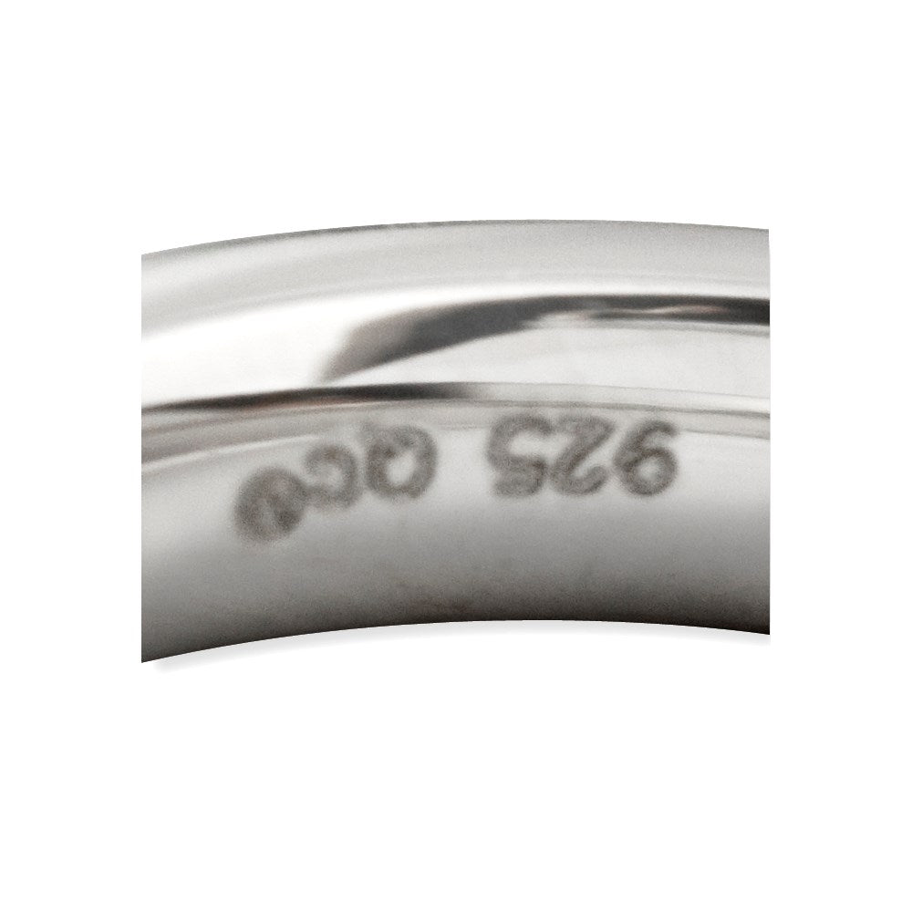 Sterlingsilber Stapelbar Expressions Braun Emailliert 3.25mm Ring