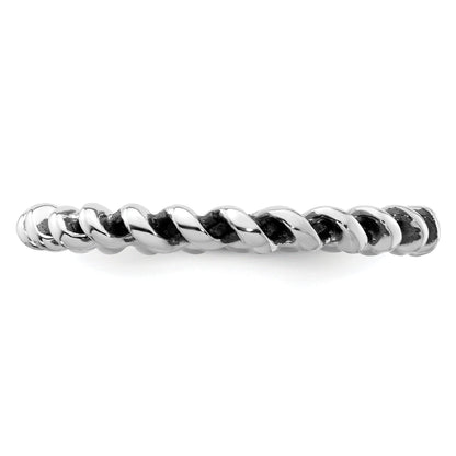 Sterlingsilber Stapelbar Expressions Antikisiert Ring