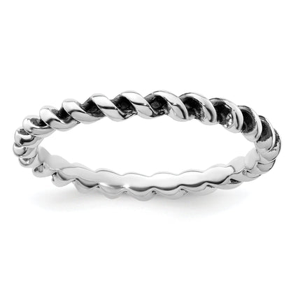 Sterlingsilber Stapelbar Expressions Antikisiert Ring