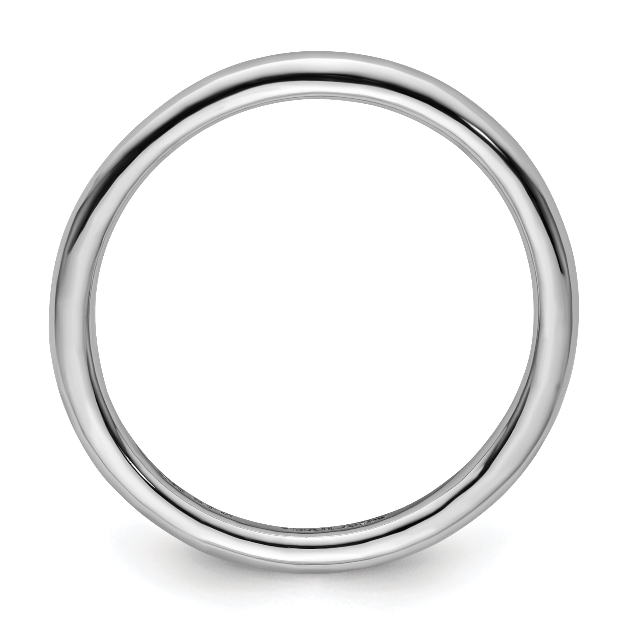 Sterlingsilber Stapelbar Expressions Rhodium Poliert Ring