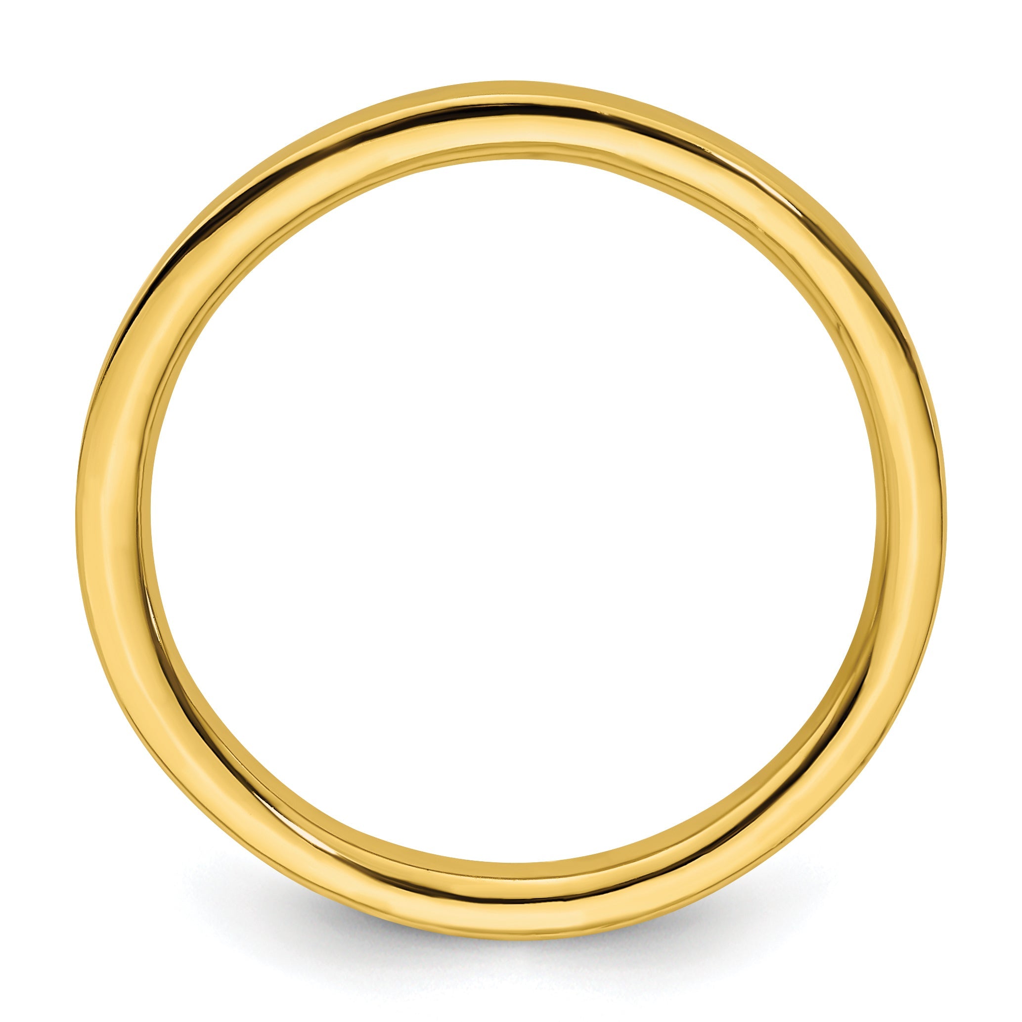 Sterlingsilber Stapelbar Expressions Vergoldet Poliert Ring