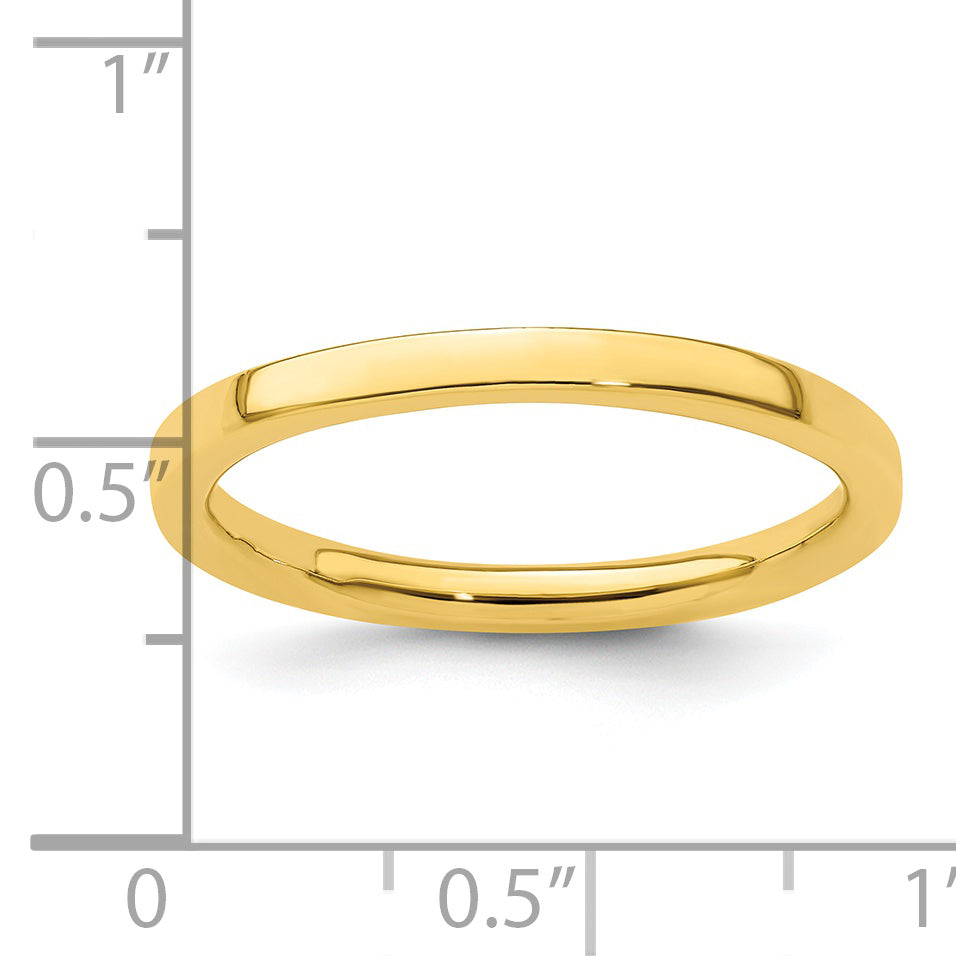 Sterlingsilber Stapelbar Expressions Vergoldet Poliert Ring