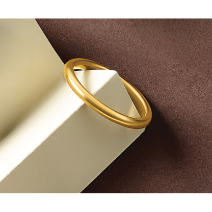 Sterlingsilber Stapelbar Expressions Vergoldet Poliert Ring