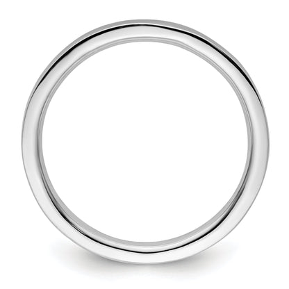 Sterlingsilber Stapelbar Expressions Rhodium Poliert Ring