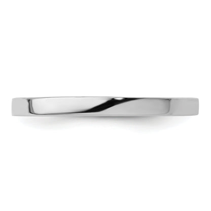Sterlingsilber Stapelbar Expressions Rhodium Poliert Ring